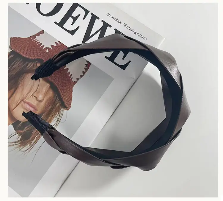 Black Twist Headband for Women Autumn Winter — feature 18