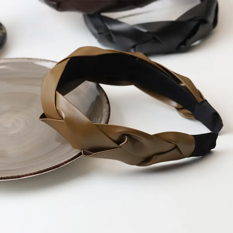 Black Twist Headband for Women Autumn Winter — feature 24