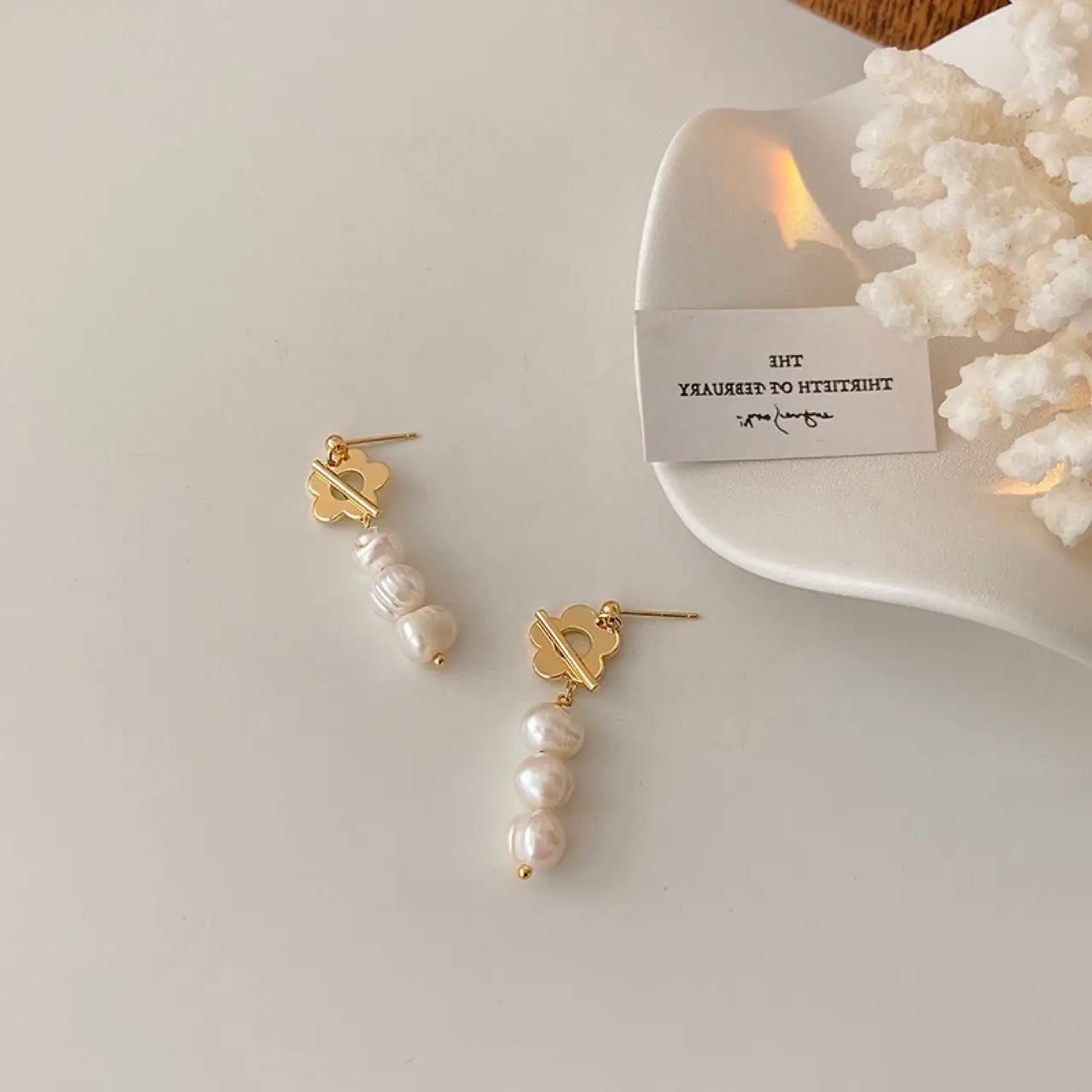 Natural Freshwater Pearl Earrings for Women