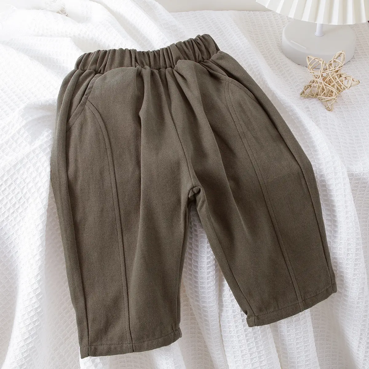 Soft Retro Harem Pants for Boys 2025 Autumn - Image 2