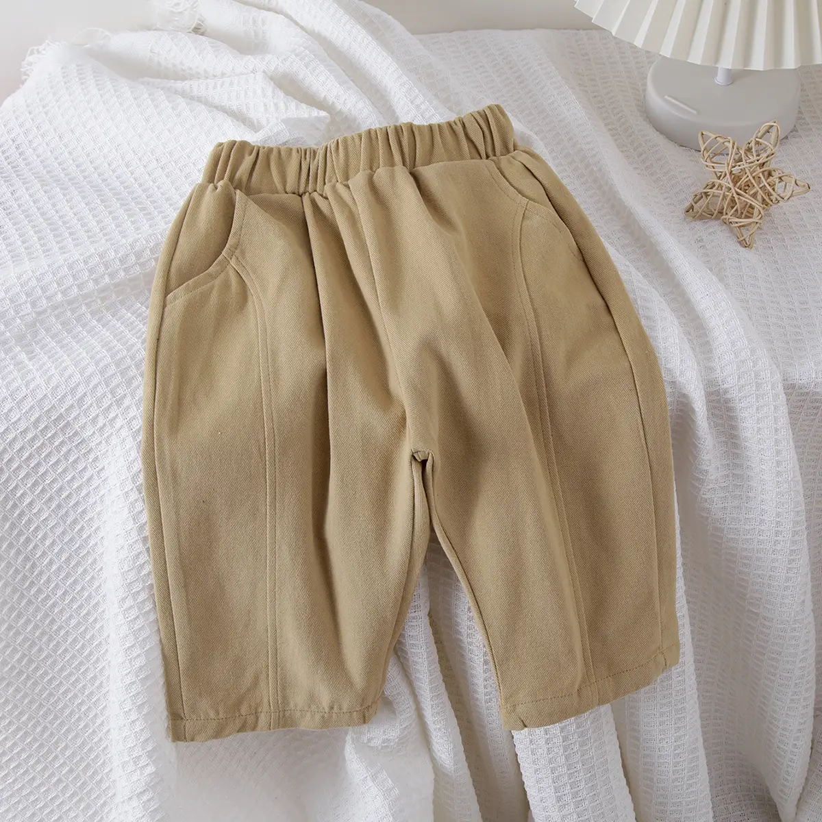 Soft Retro Harem Pants for Boys 2025 Autumn - Image 3
