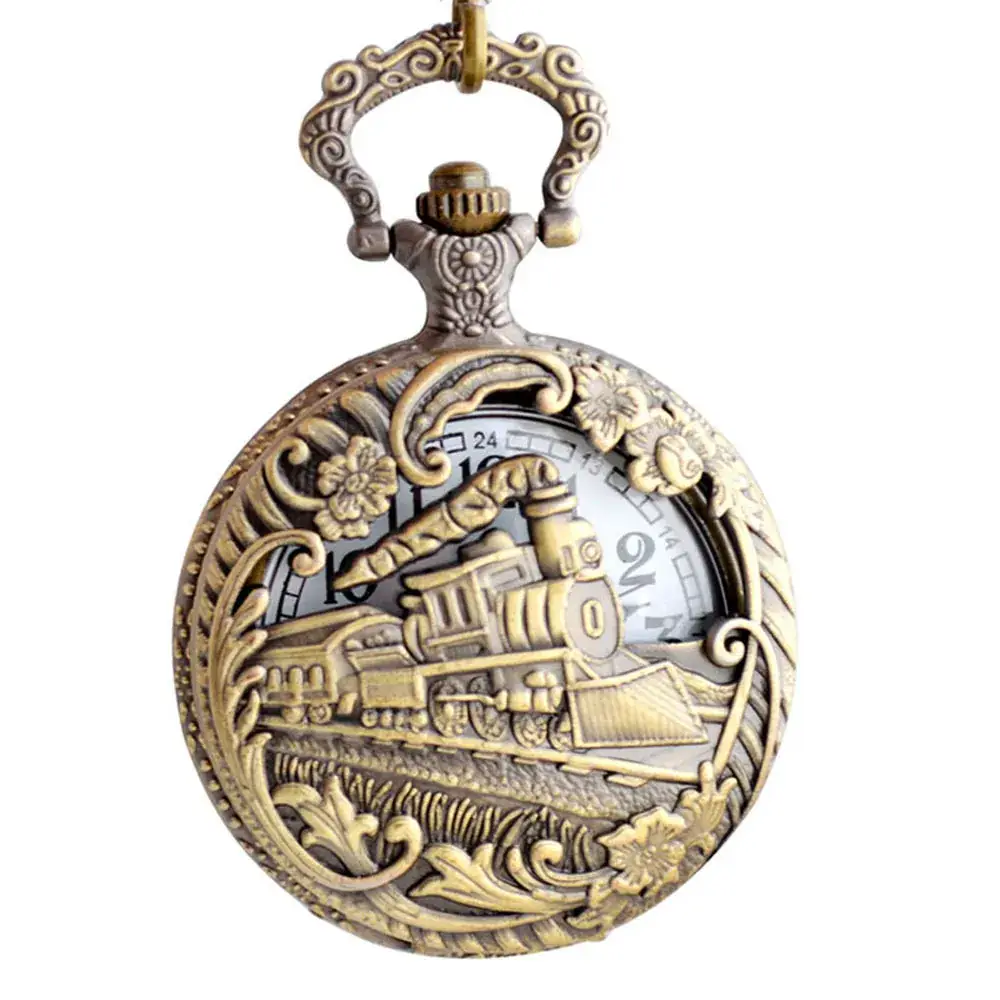 Retro Train Geneva Quartz Wrist Watch - Image 6