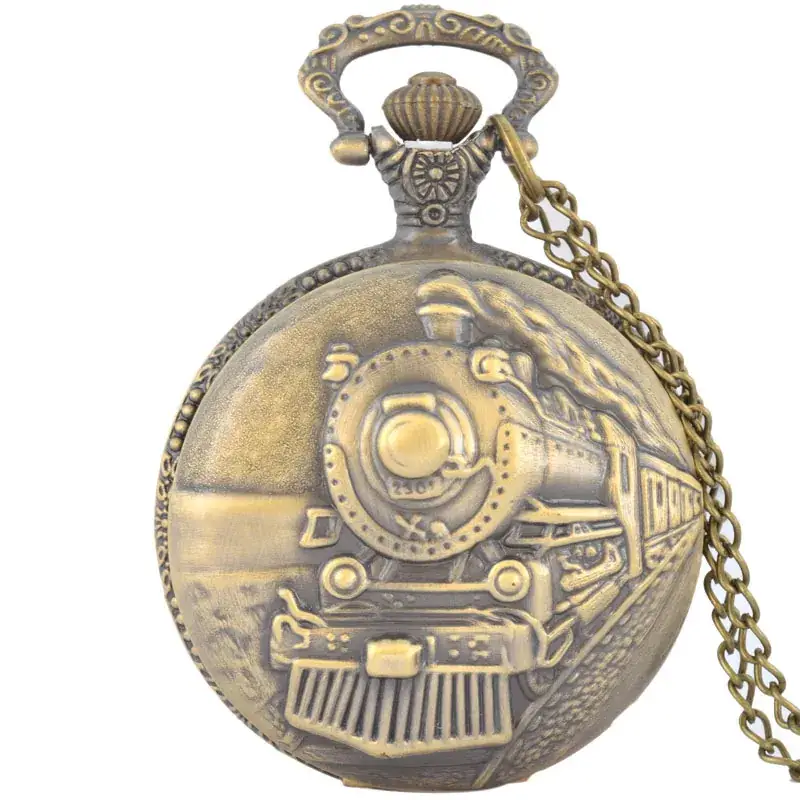 Retro Train Geneva Quartz Wrist Watch — feature 3