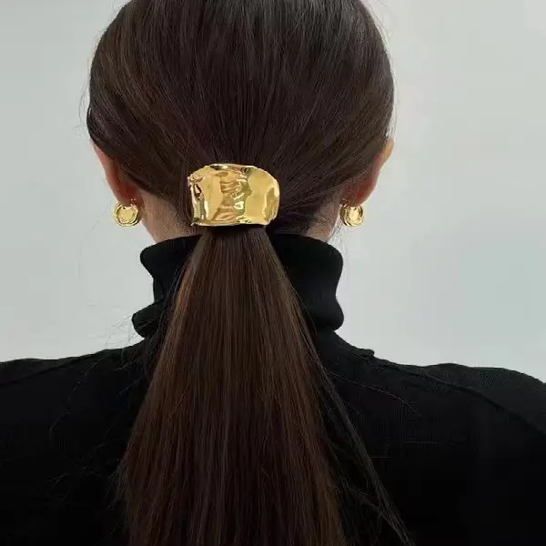 2025 Korean Style Metallic Hairpin Grip Clip — feature 14