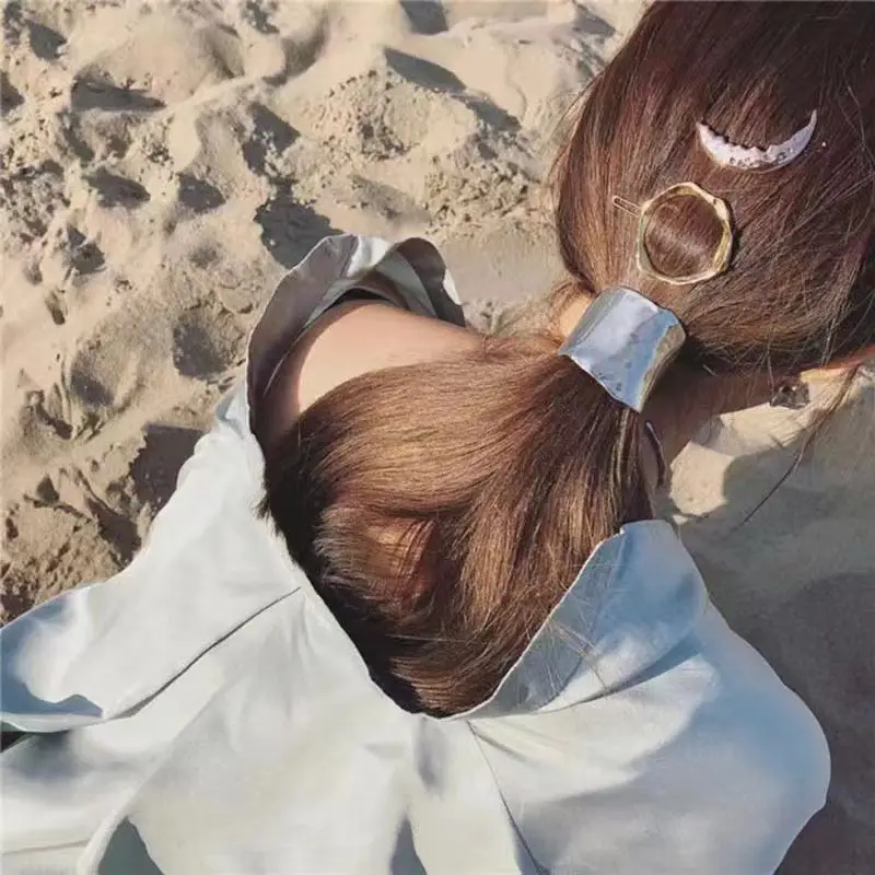 2025 Korean Style Metallic Hairpin Grip Clip — feature 15