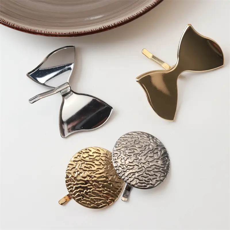 2025 Korean Style Metallic Hairpin Grip Clip — feature 45