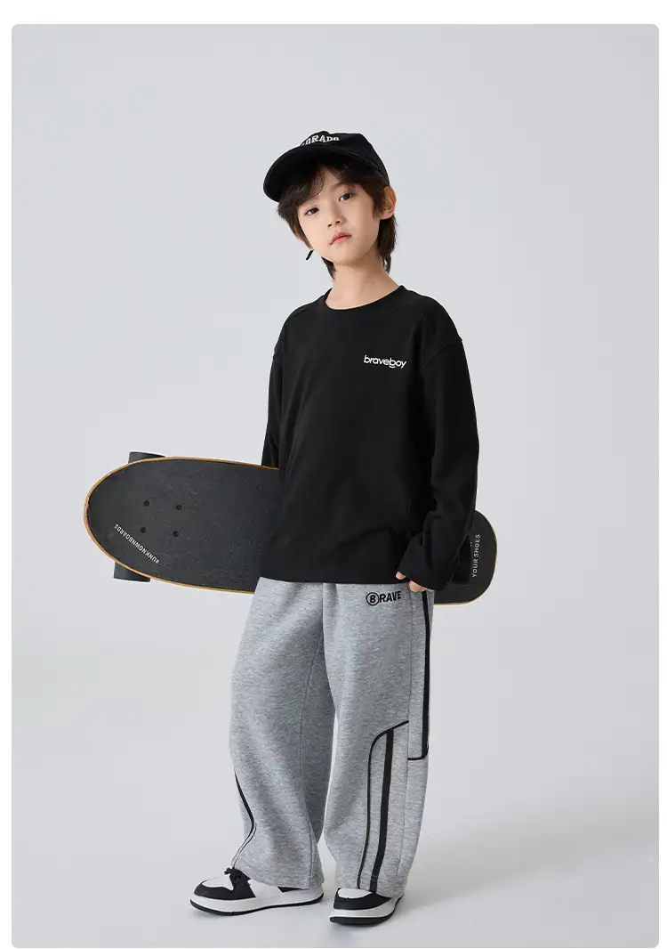 Kids Winter Thermal Shirt German Velvet Long Sleeve — feature 12