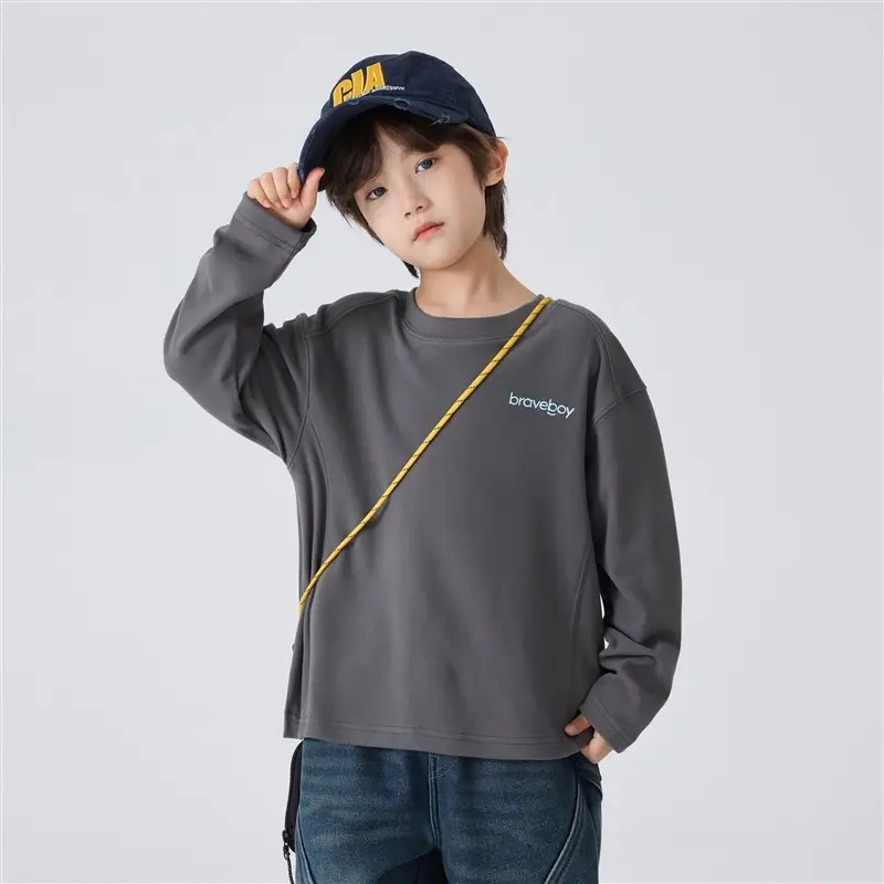 Kids Winter Thermal Shirt German Velvet Long Sleeve