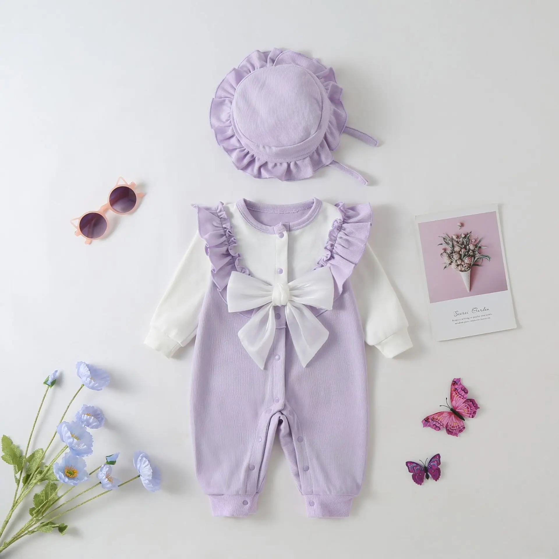 Princess Red Bow Baby Suit 2023 Newborn - Image 3