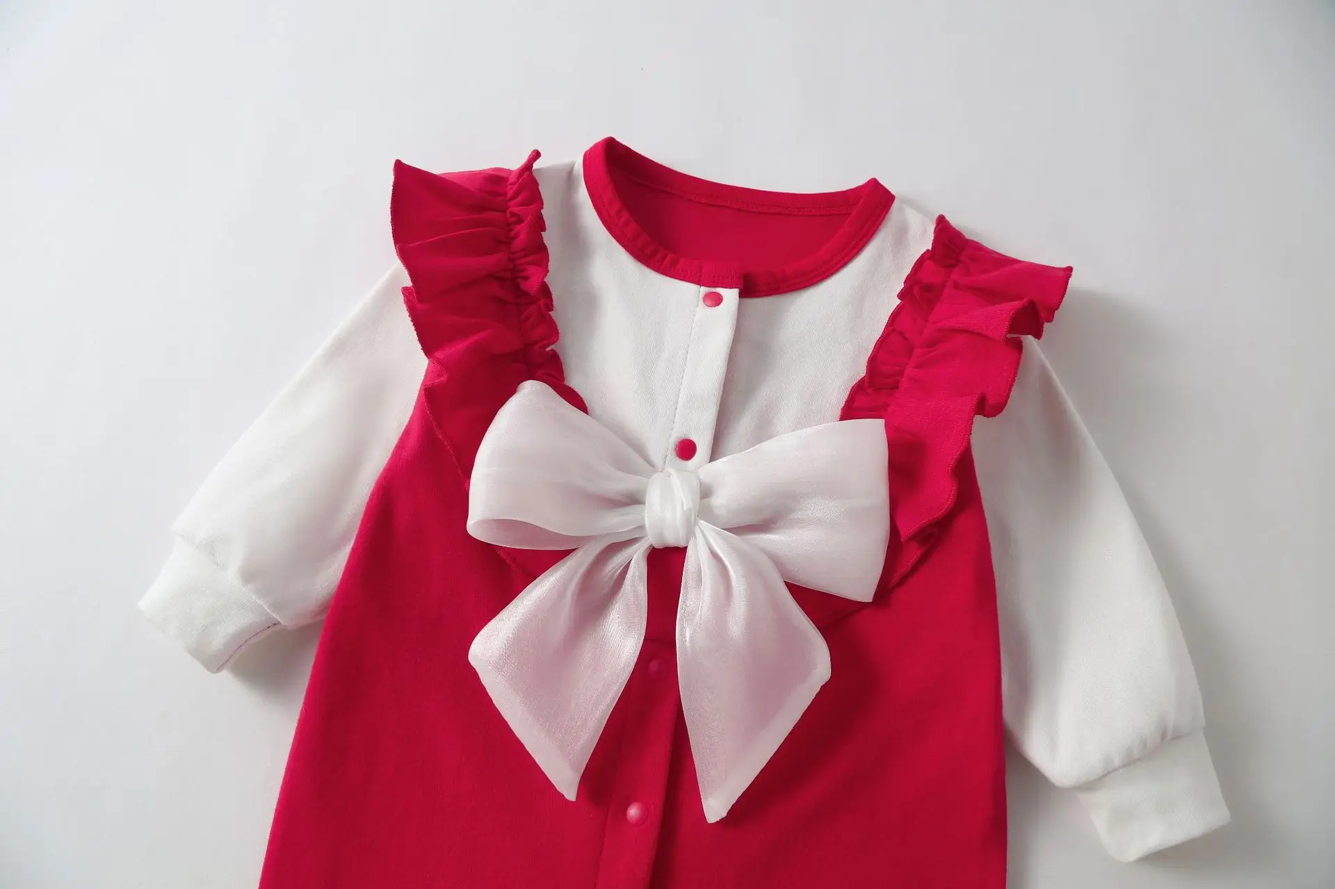 Princess Red Bow Baby Suit 2023 Newborn โ feature 8