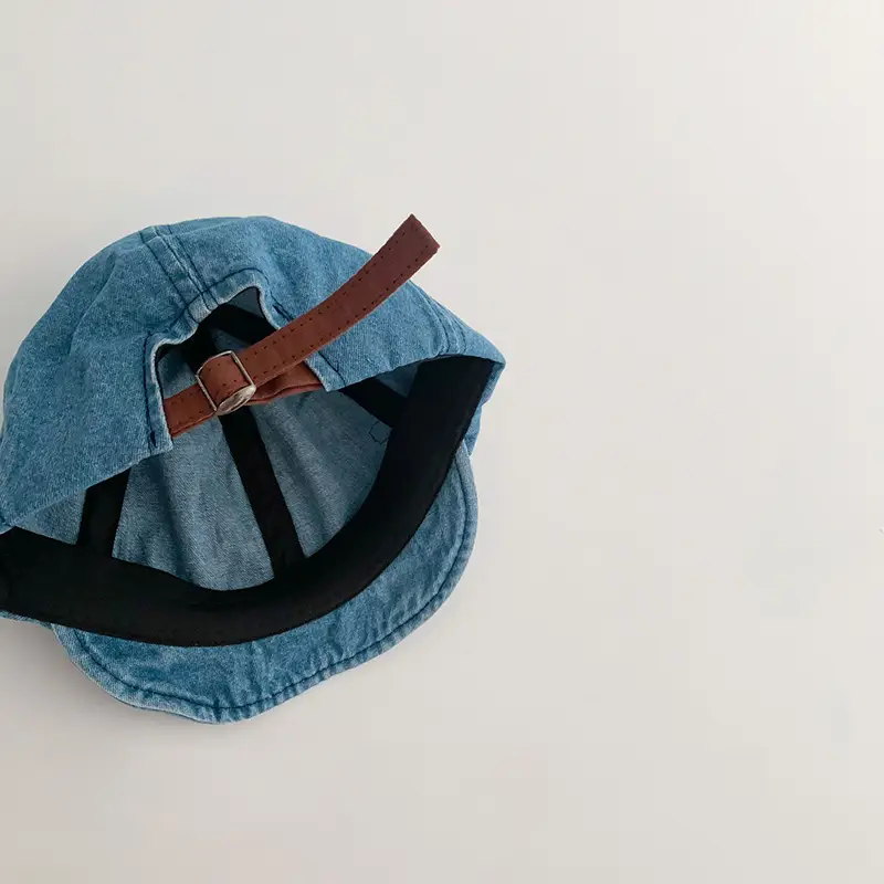Soft-brimmed Baby Hats for Kids Blue Light Blue Dark Blue - Image 7