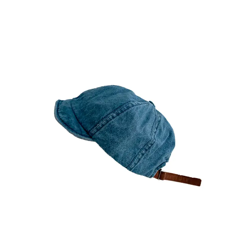 Soft-brimmed Baby Hats for Kids Blue Light Blue Dark Blue - Image 8