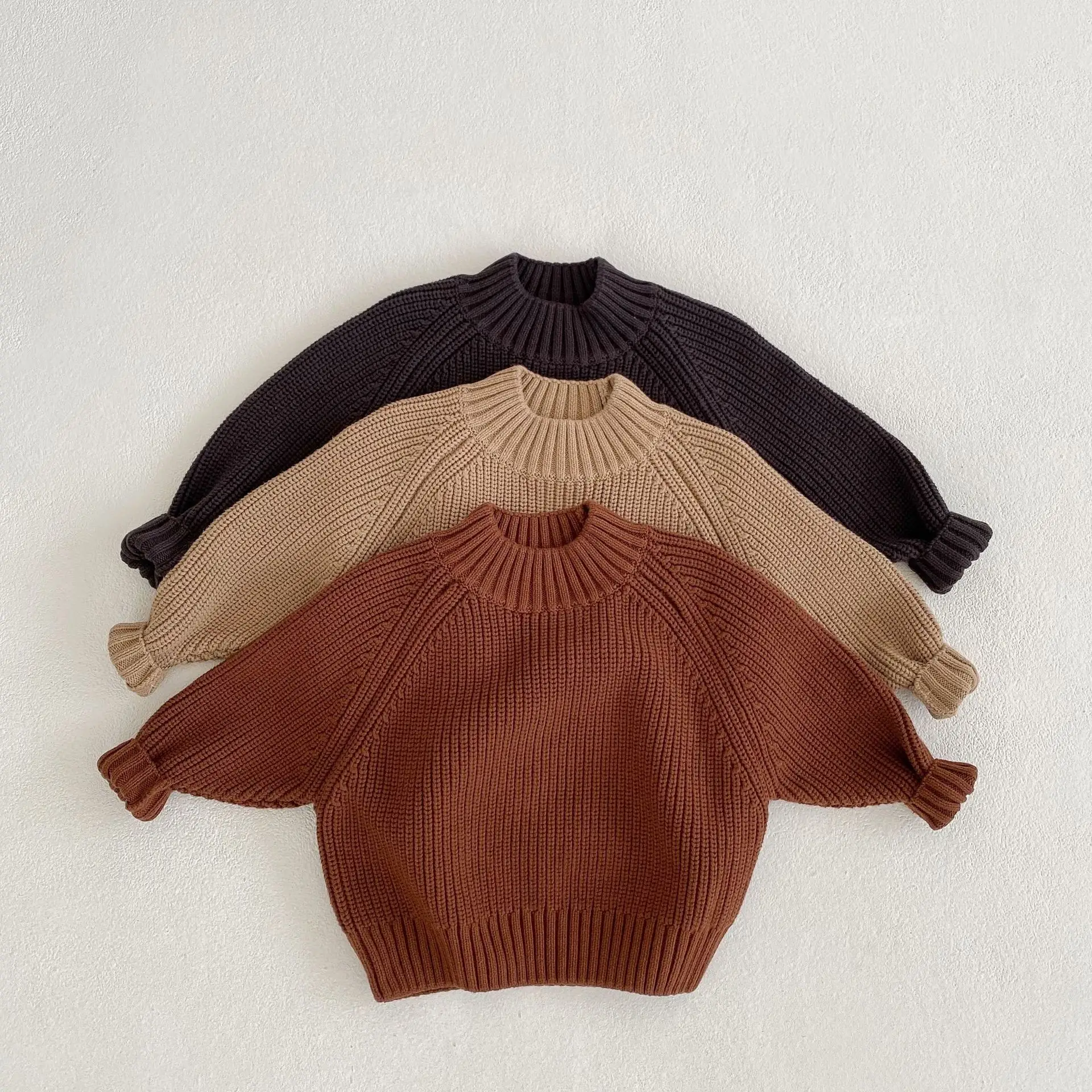 New Winter Thick Knit Pullover Sweater for Boys Girls — feature 12