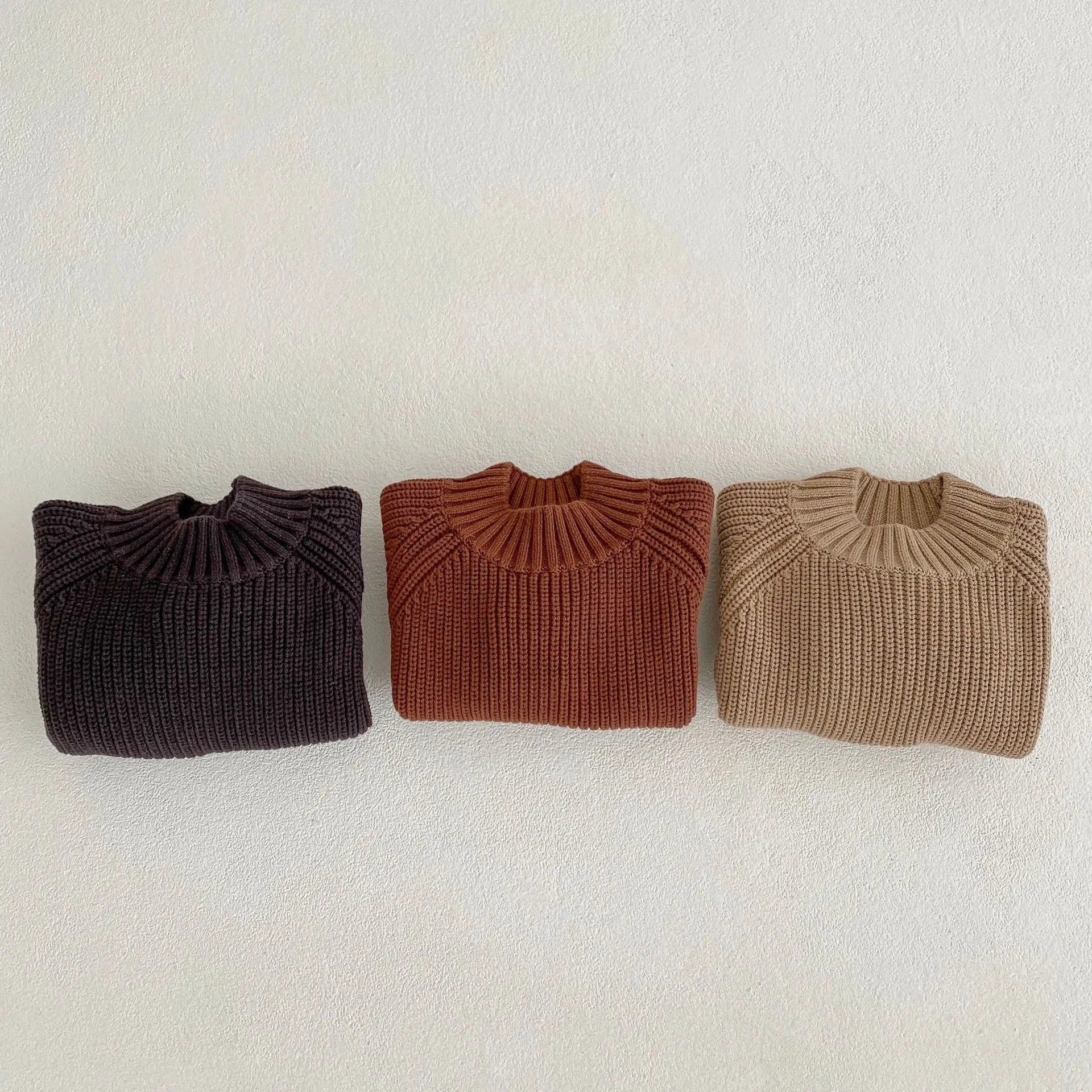New Winter Thick Knit Pullover Sweater for Boys Girls — feature 14