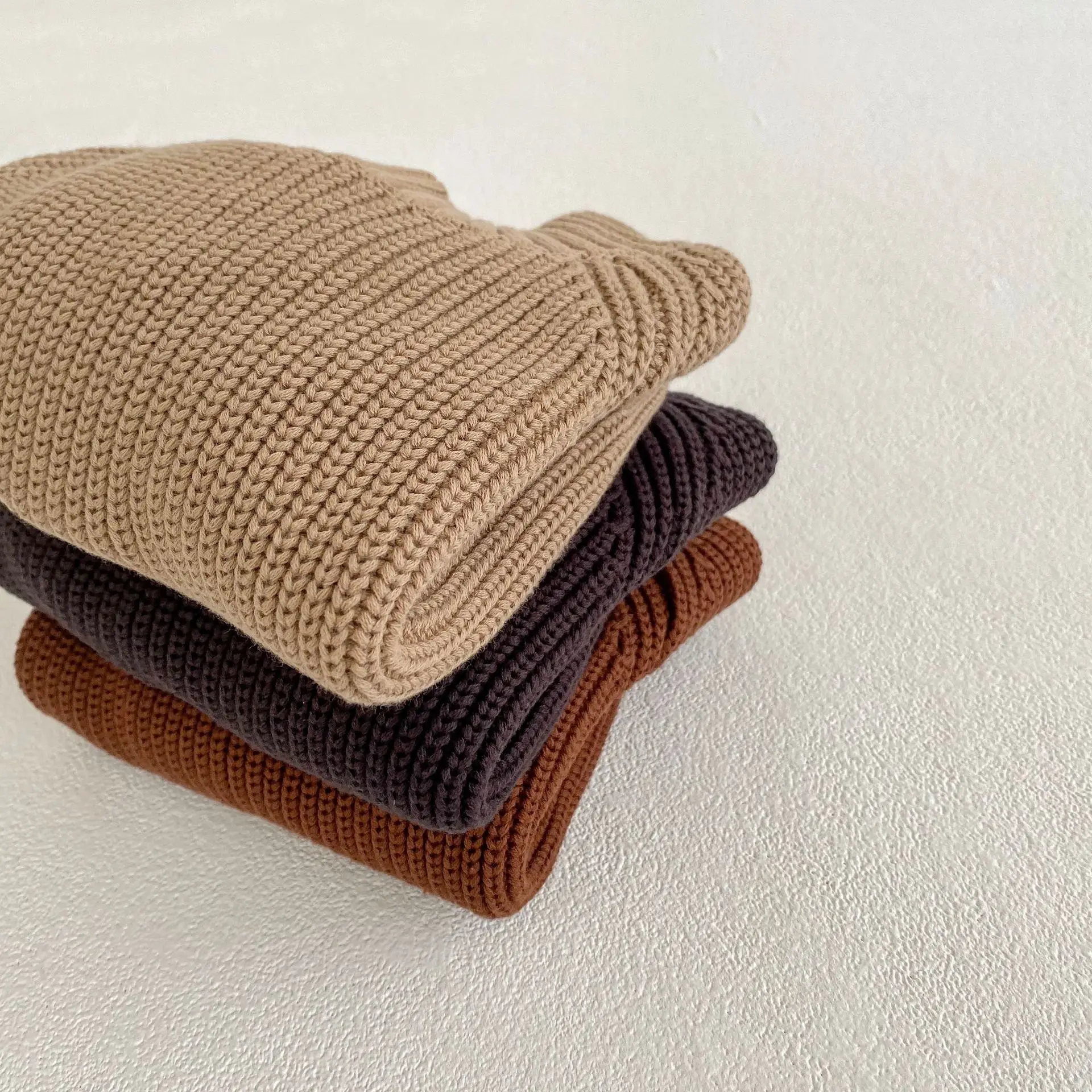 New Winter Thick Knit Pullover Sweater for Boys Girls — feature 15