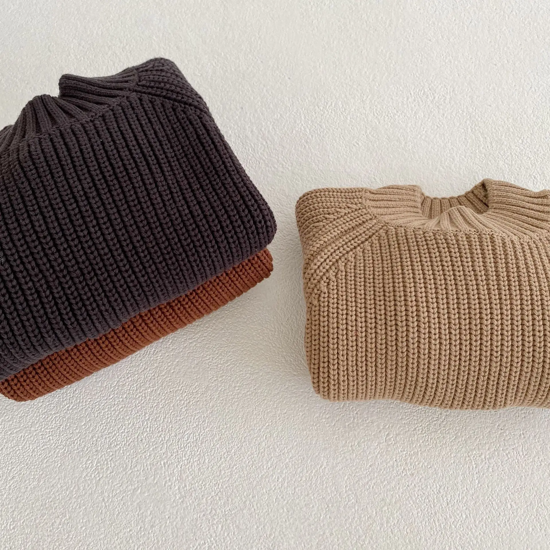 New Winter Thick Knit Pullover Sweater for Boys Girls — feature 16