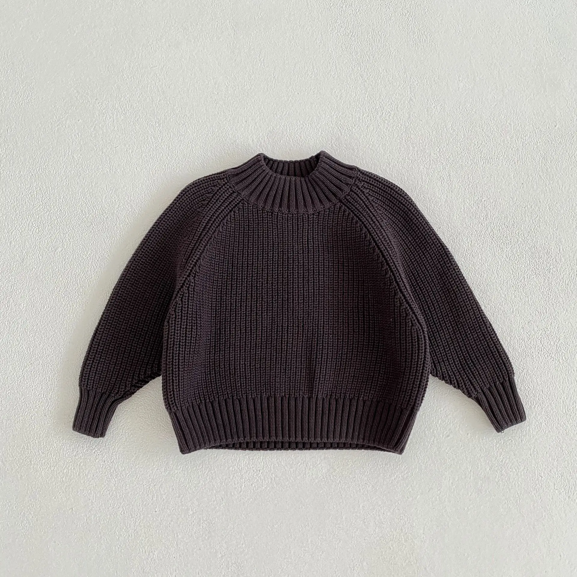 New Winter Thick Knit Pullover Sweater for Boys Girls — feature 2