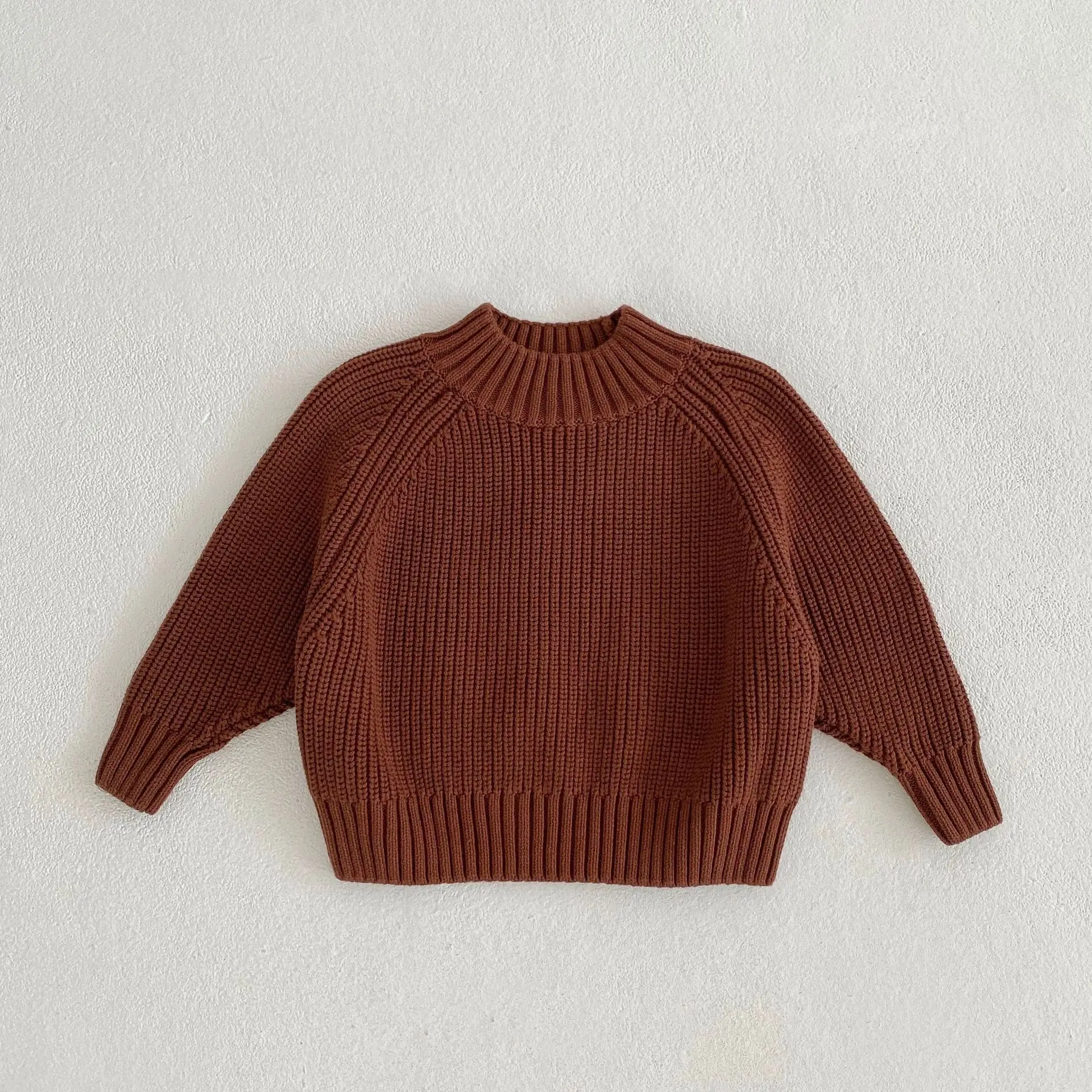New Winter Thick Knit Pullover Sweater for Boys Girls — feature 3