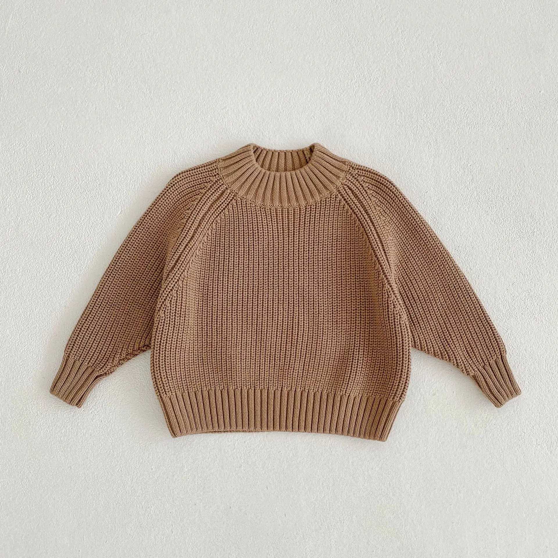 New Winter Thick Knit Pullover Sweater for Boys Girls — feature 4