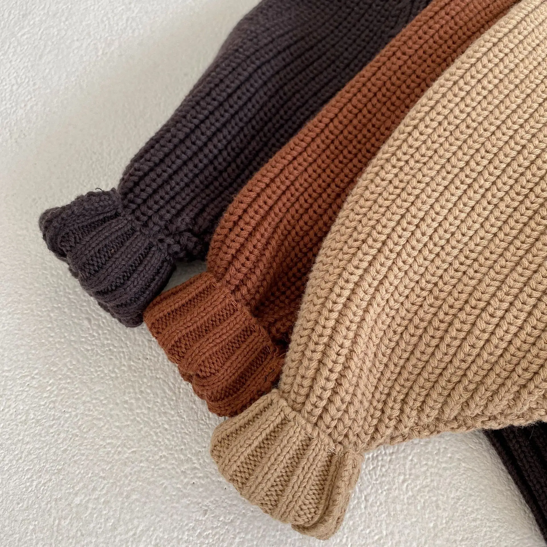 New Winter Thick Knit Pullover Sweater for Boys Girls — feature 8