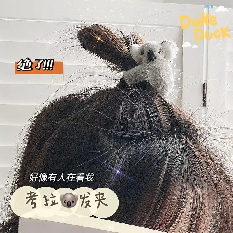 Small Koala Plush Hair Clip for Girls - Image 6