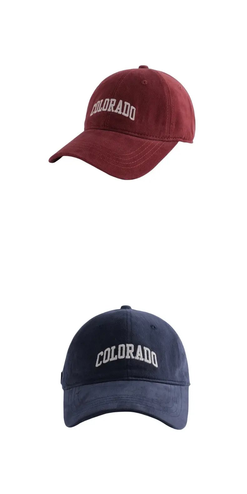 Black Colorado Embroidered Baseball Cap — feature 11