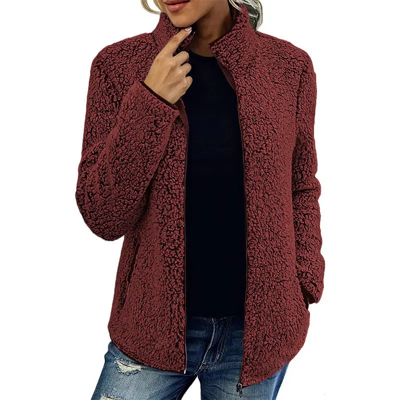 Women's Bubble Velvet Crossbody Jacket Black Zipper - Image 10