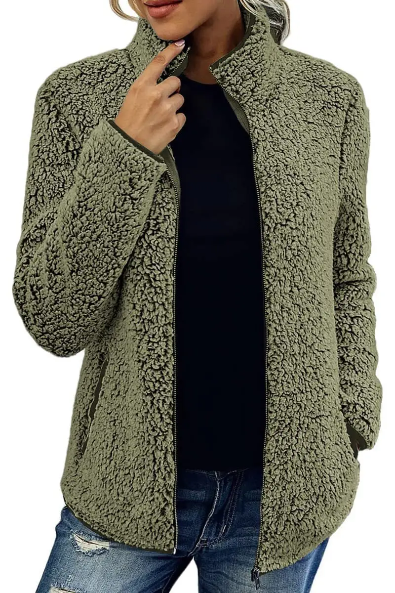 Women's Bubble Velvet Crossbody Jacket Black Zipper — feature 25