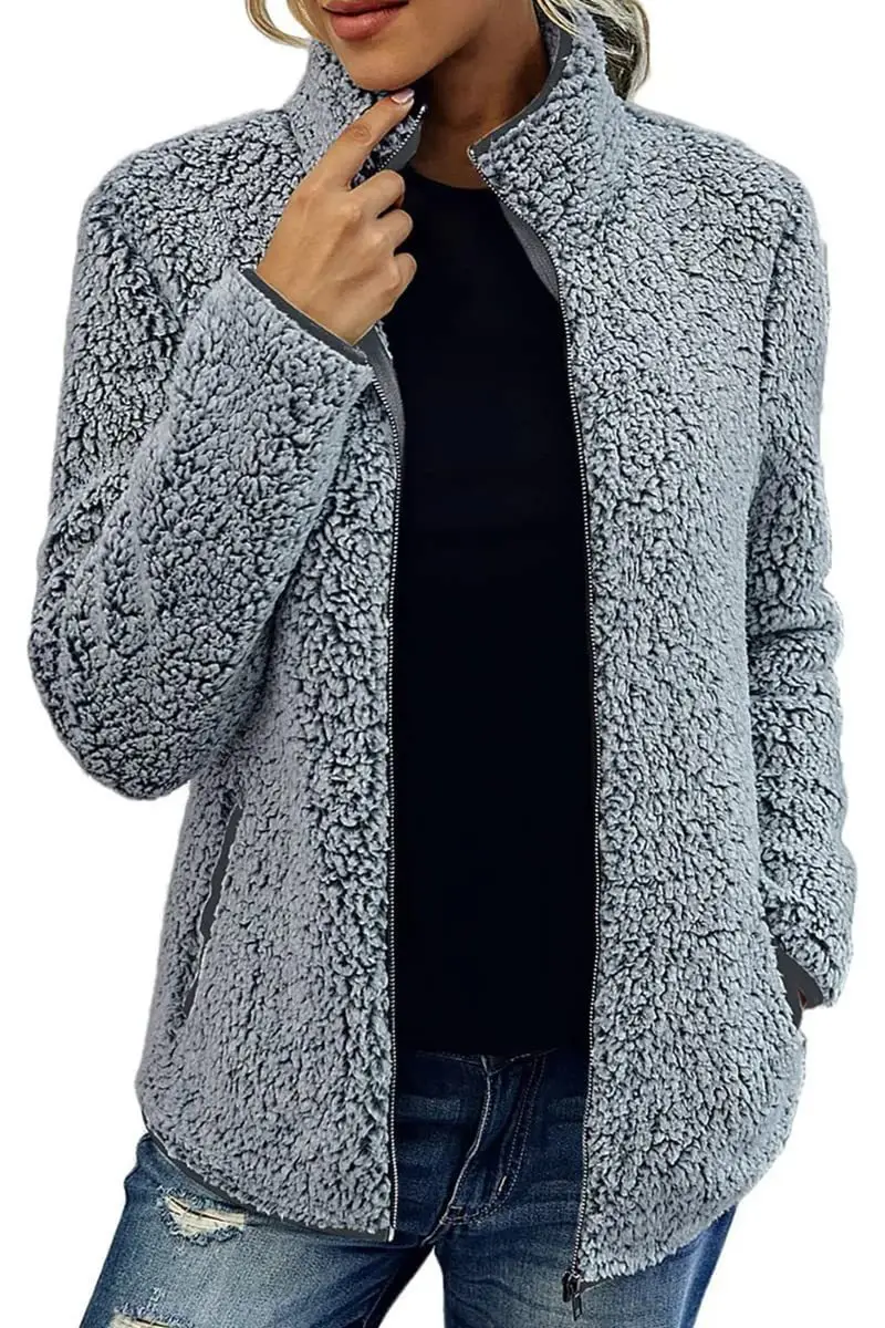 Women's Bubble Velvet Crossbody Jacket Black Zipper — feature 30