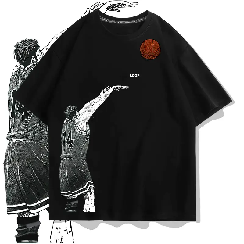 Xia Chao Mitsui T-Shirt White Japanese Animation Print - Image 3