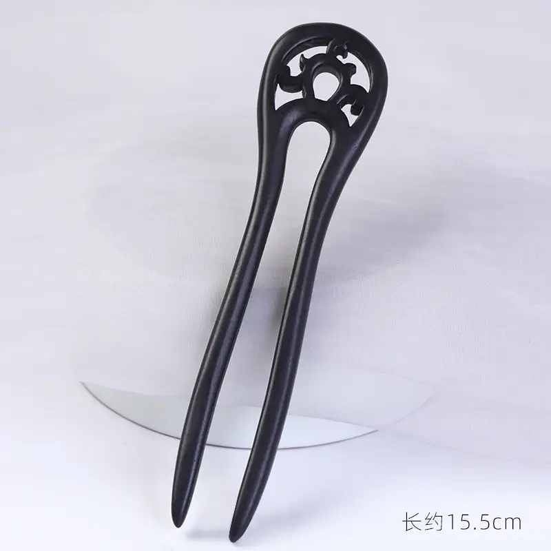 Ebony-U Hairpin-H Large