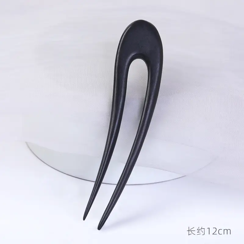 Ebony-U Hairpin-F