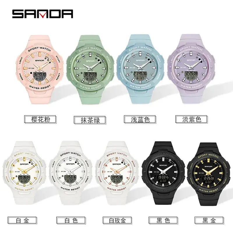 Sanda Green Sport Watch for Kids & Teens - Image 13