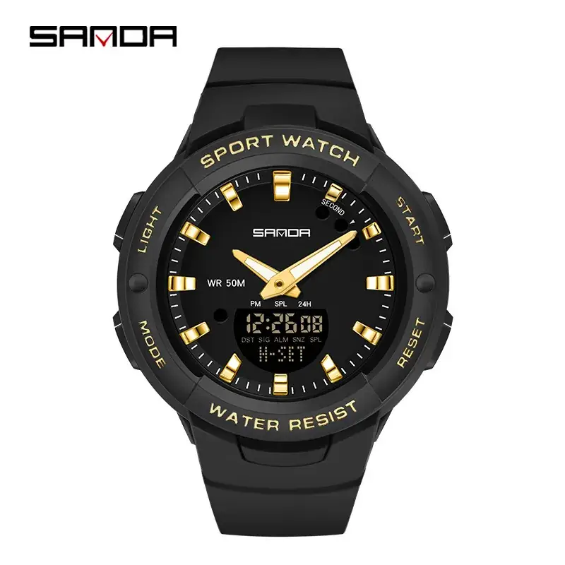 Sanda Green Sport Watch for Kids & Teens - Image 3