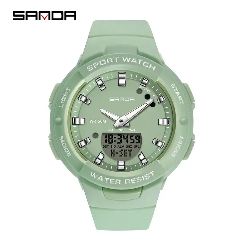 Sanda Green Sport Watch for Kids & Teens - Image 6
