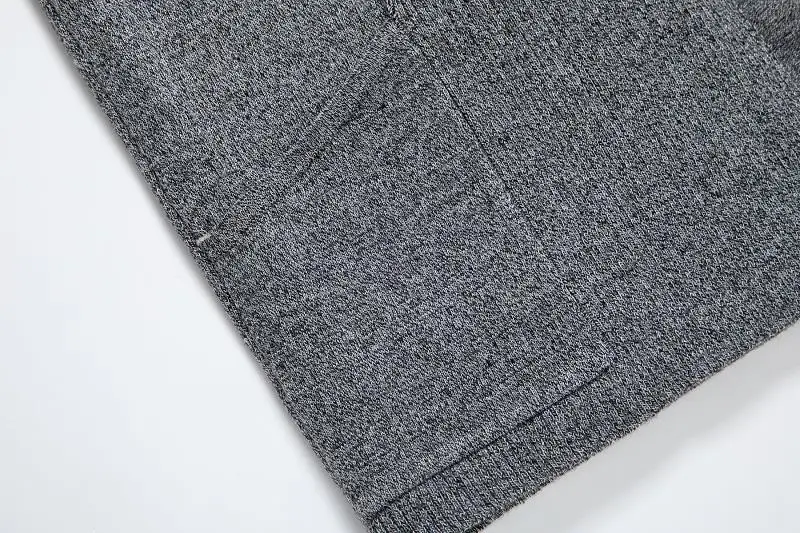 Men Black Knitted Cardigan with Long Sleeve — feature 10