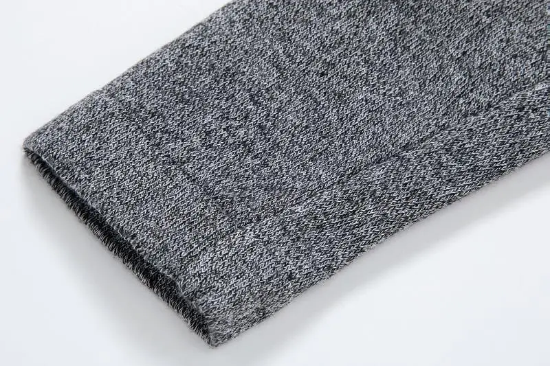 Men Black Knitted Cardigan with Long Sleeve — feature 11