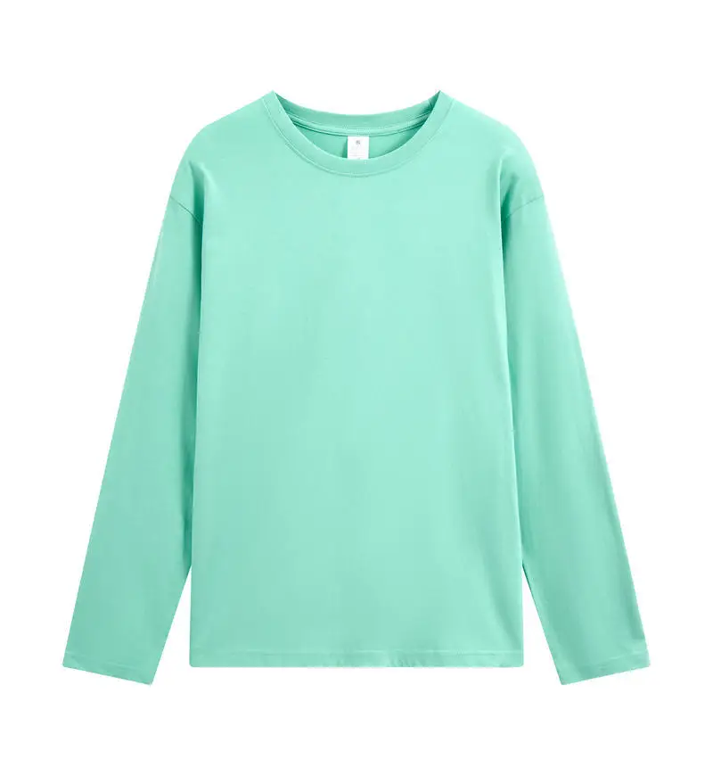 Pink Long Sleeve Cotton T-Shirt 230g - Image 12