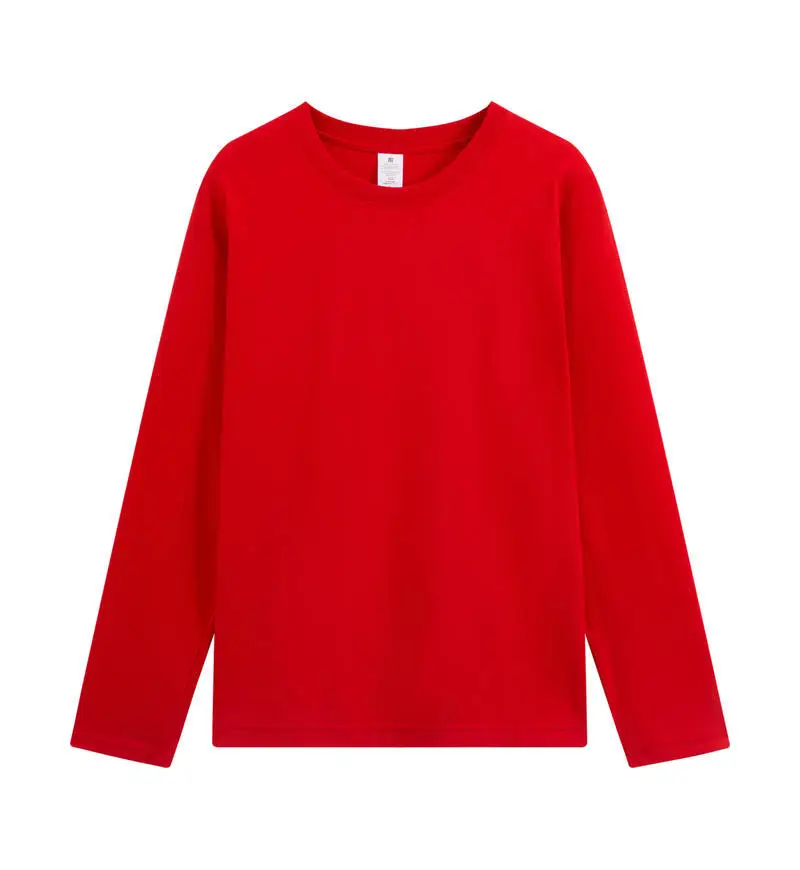 Pink Long Sleeve Cotton T-Shirt 230g - Image 7
