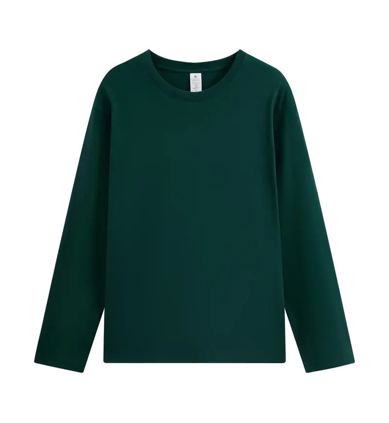 Pink Long Sleeve Cotton T-Shirt 230g - Image 8