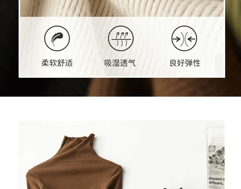 Women's High Collar German Velvet Shirt White Autumn Winter — feature 11