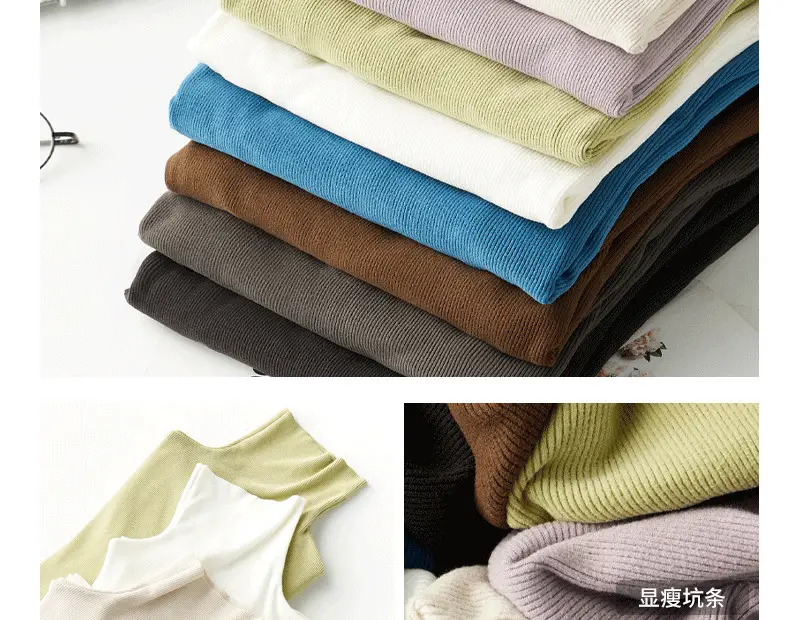 Women's High Collar German Velvet Shirt White Autumn Winter — feature 14