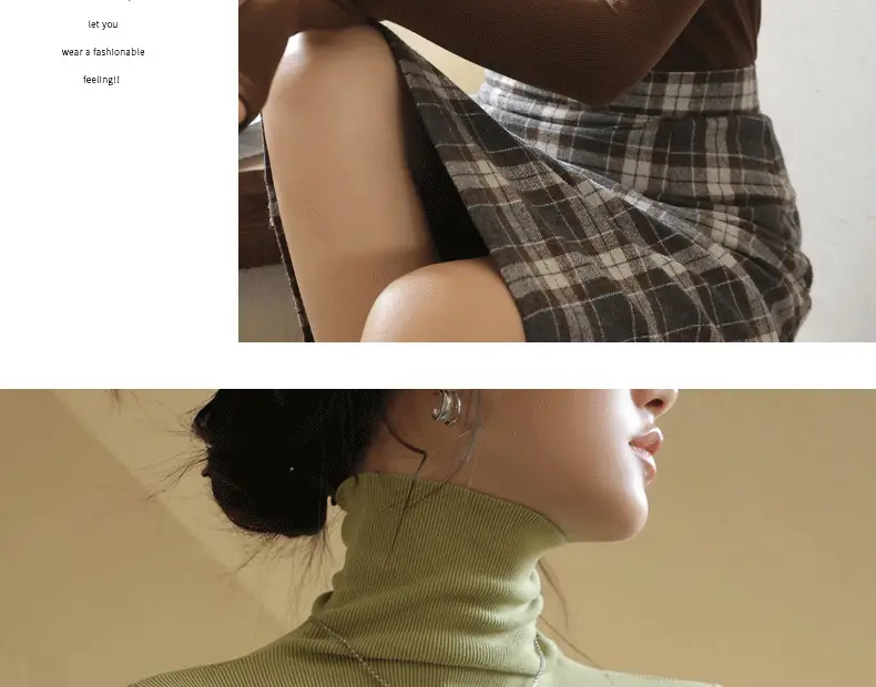 Women's High Collar German Velvet Shirt White Autumn Winter — feature 20
