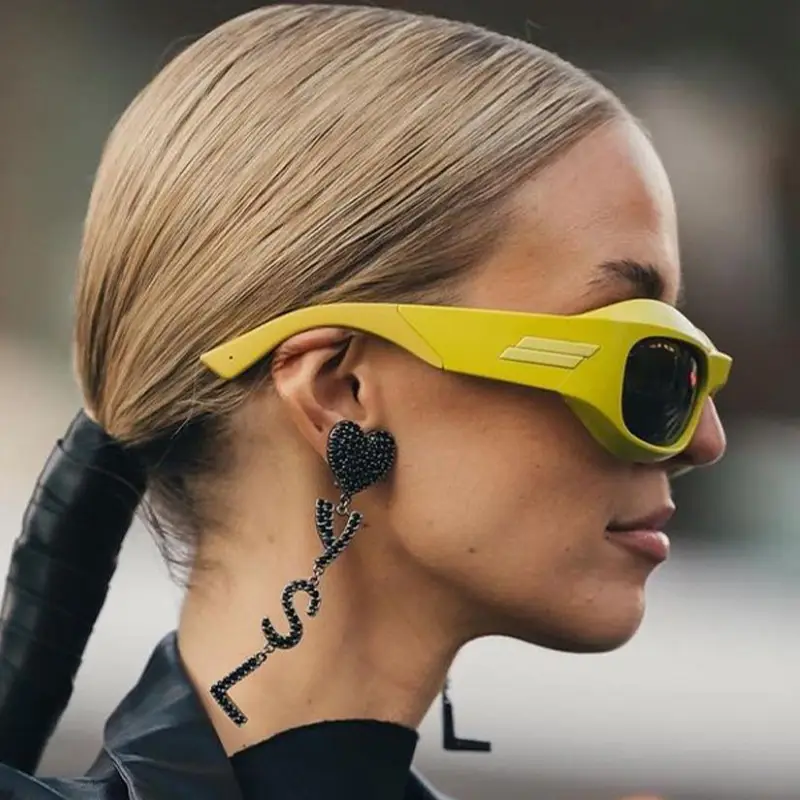 Steampunk Sunglasses Curved Shaped Personalized Future Tech - Image 16