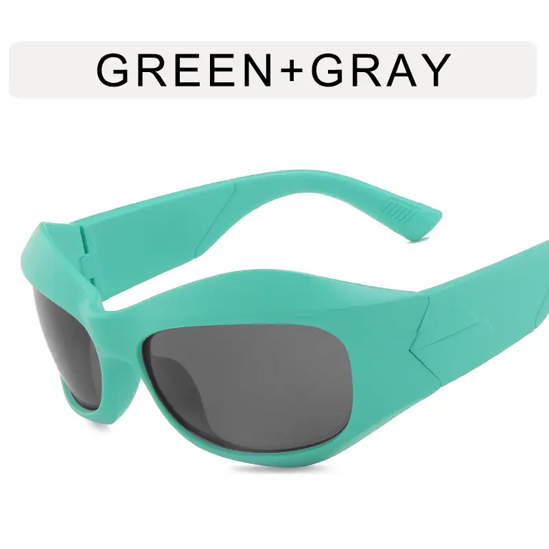 Steampunk Sunglasses Curved Shaped Personalized Future Tech - Image 11