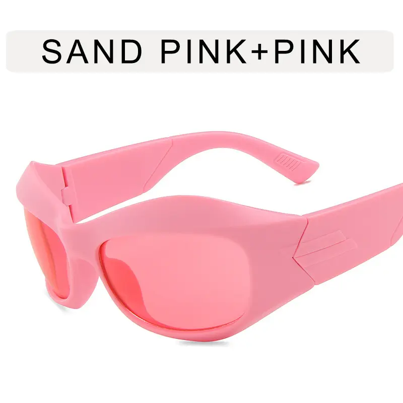 Steampunk Sunglasses Curved Shaped Personalized Future Tech - Image 4