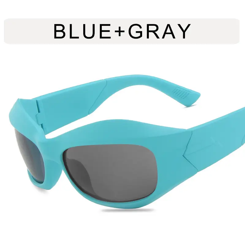 Steampunk Sunglasses Curved Shaped Personalized Future Tech - Image 7