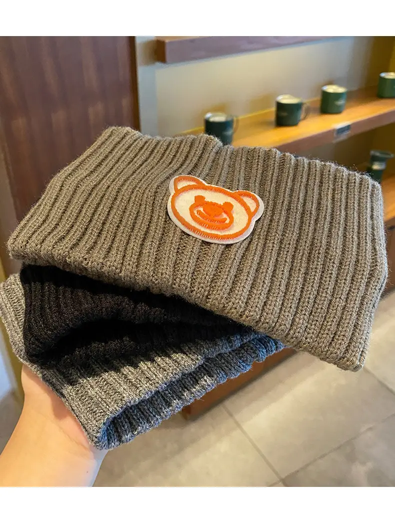 Cute Bear Knitted Wool Hair Band for Women Autumn Winter â feature 21