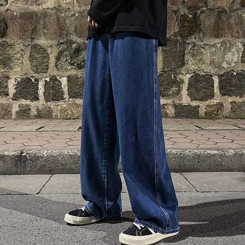 Hong Kong Style Loose Jeans Spring Summer Straight Fit - Image 8