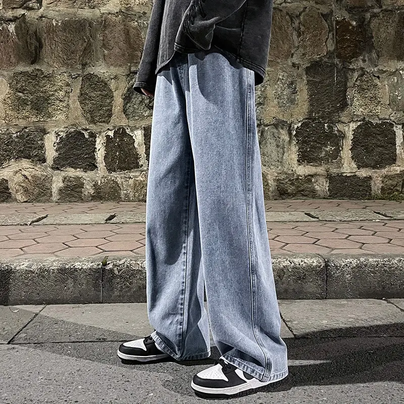 Hong Kong Style Loose Jeans Spring Summer Straight Fit - Image 10